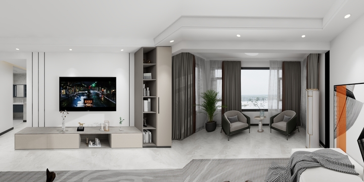 武冈康品-武冈一号1栋3单元2509莫总-装修设计方案