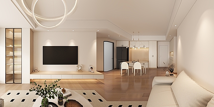 设计师灼夜-河西美的城15-203-修改-装修设计方案