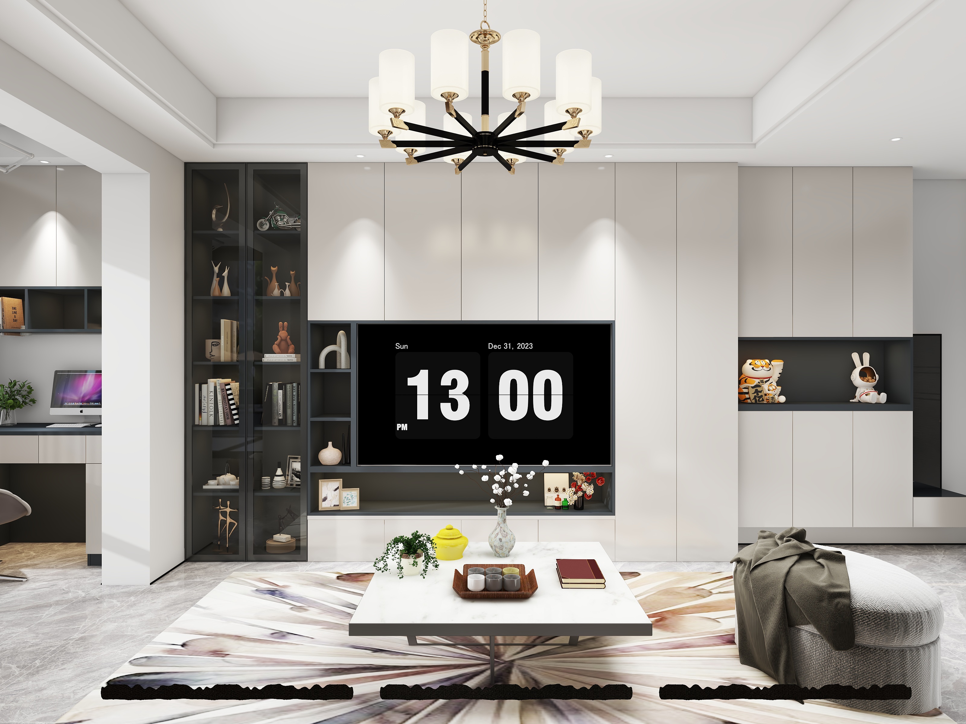 i小王同学-70平现代简约两居-装修设计方案