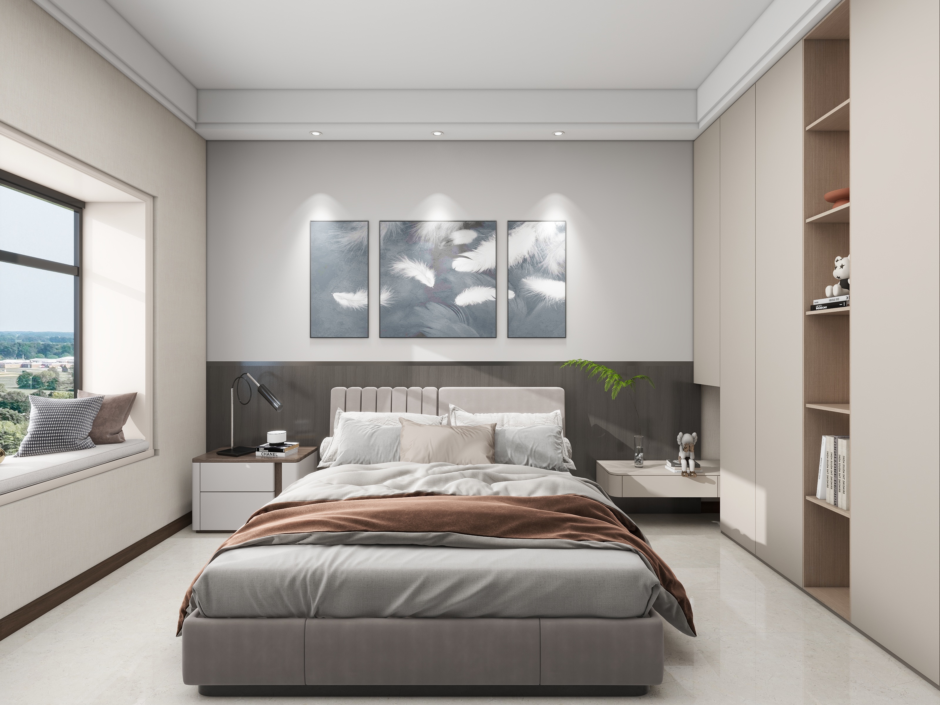 云天设计工作室-龙翔奥城珑樾府143效果-装修设计方案