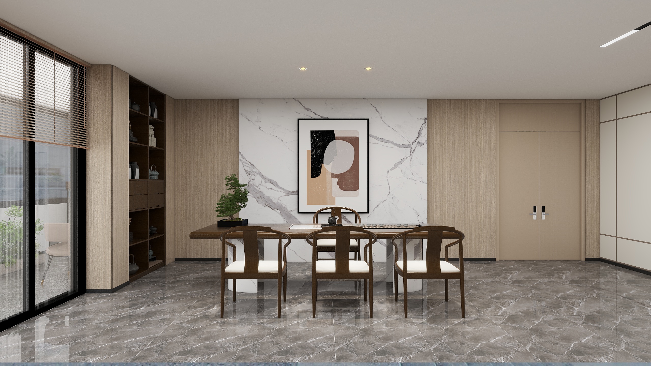 江苏小顾-棋牌茶室接待室-装修设计方案