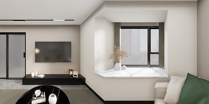 張若璵-万汇公寓 跃式  无主灯设计-装修设计方案