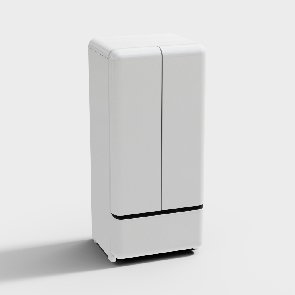 白色冰箱3D模型