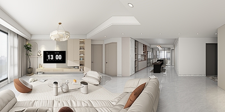 铭筑工装-137平方米现代风-装修设计方案