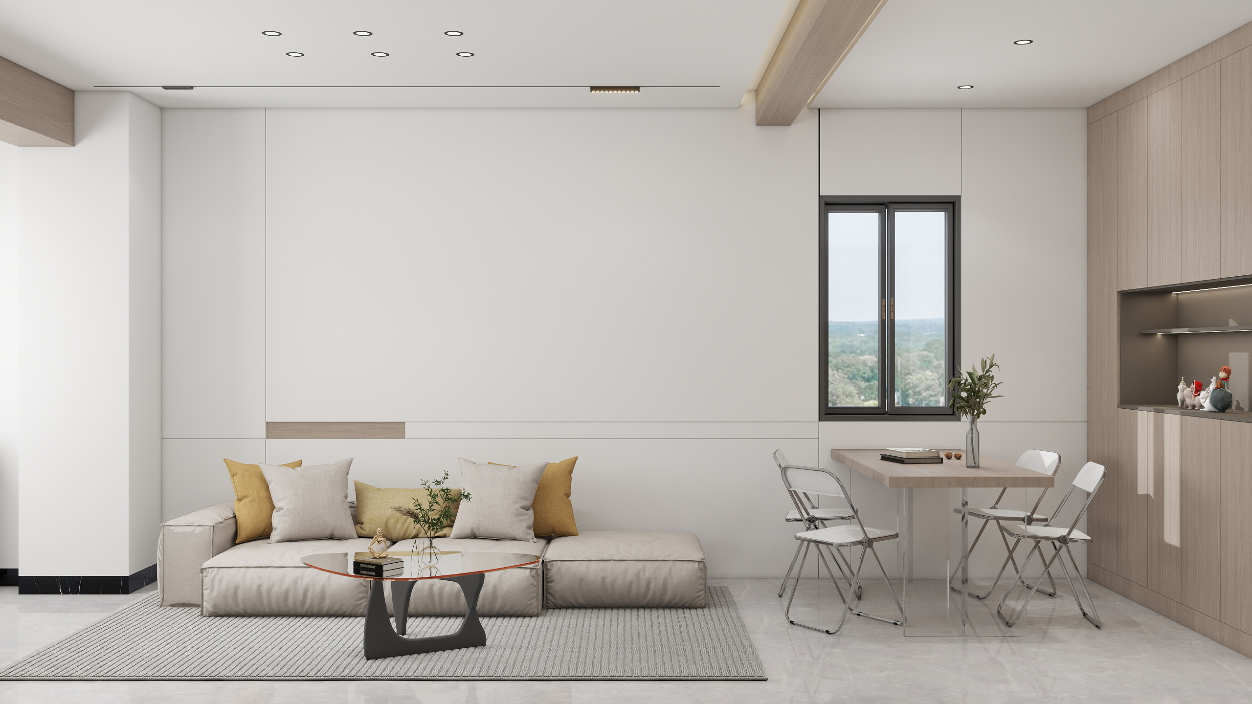 正方設計-69㎡2室-装修设计方案