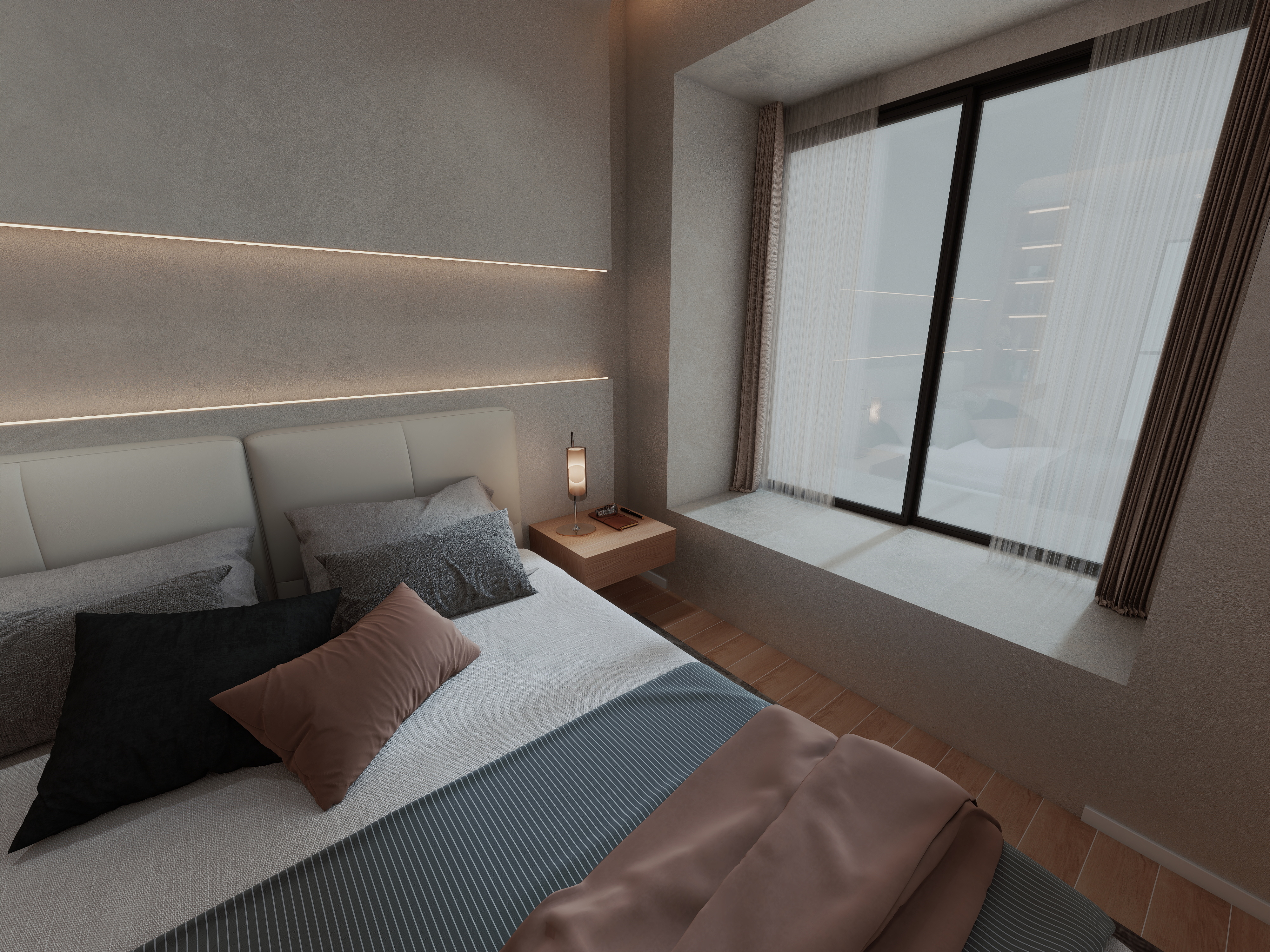 索菲亚邓力-主卧-装修设计方案