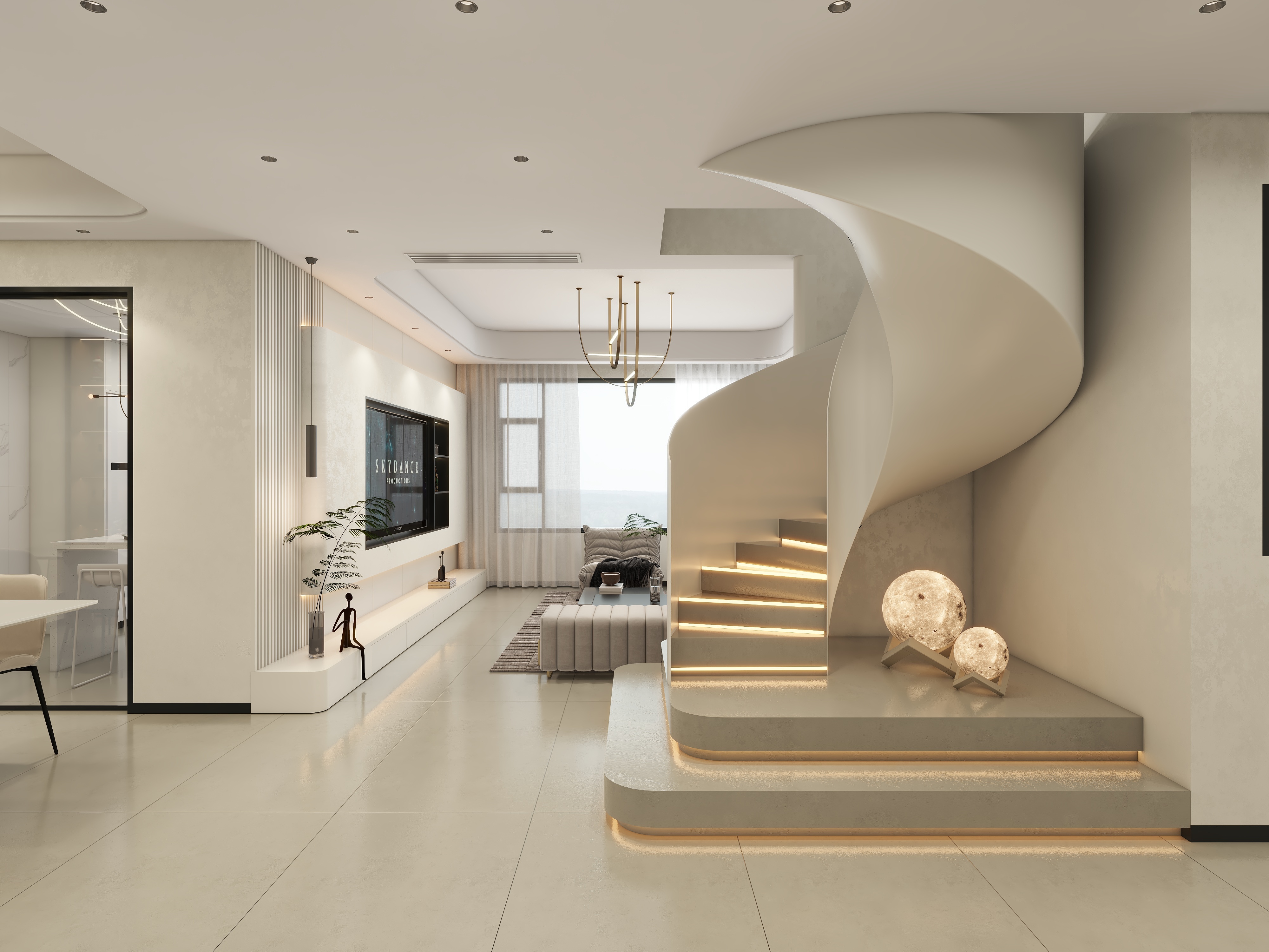 杨勇师兄-现代复式楼-装修设计方案