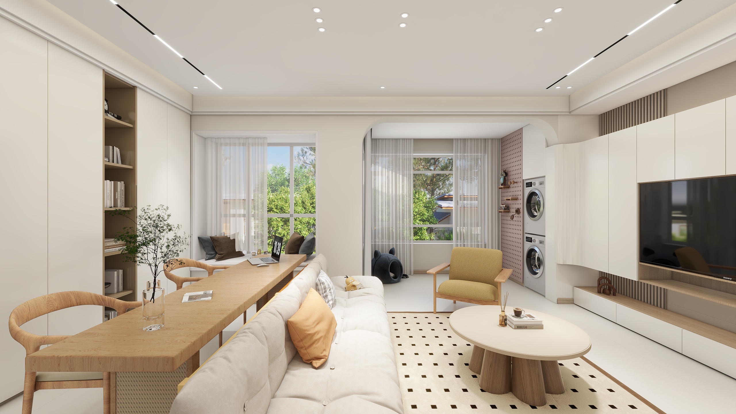 森尧啊-德信海德公园83.00㎡A2’3室2厅1卫1厨-装修设计方案