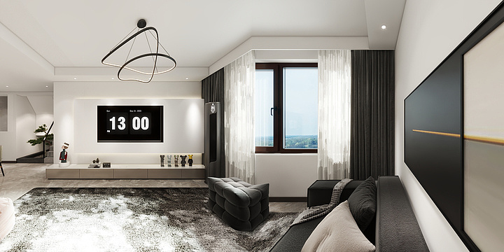 全案设计雷雨-招商曦城-装修设计方案