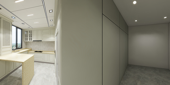 伊金霍洛旗淇诺全屋定制橱柜店-锦尚苑橱柜-装修设计方案