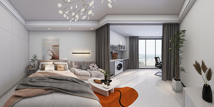 SirLiu-一室-装修设计方案