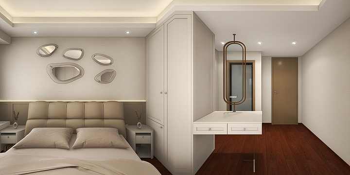 DD-设计-雨花郡26-1101奶油风格-装修设计方案