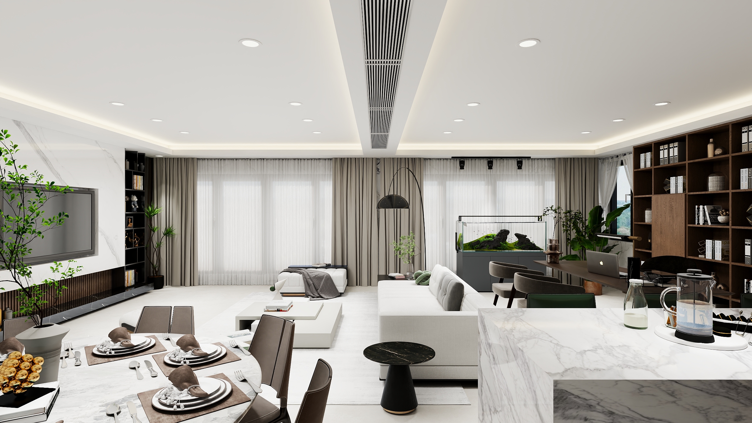 BGMZ-Design-保利西江月153㎡2室装修效果图