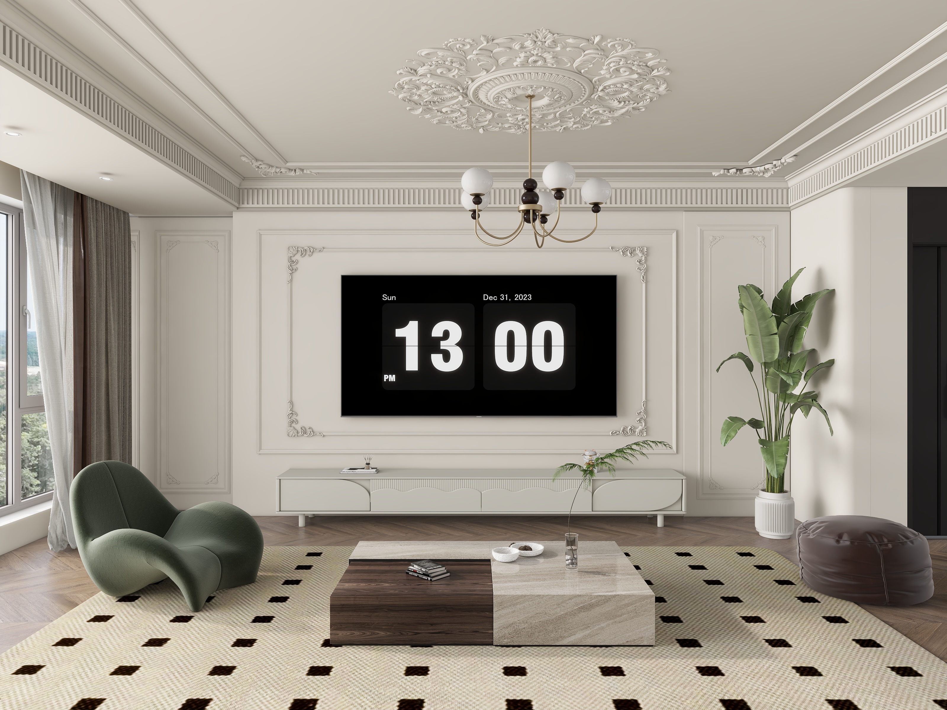 鸽熬高-逸兰汐7期5#-1-1001-装修设计方案