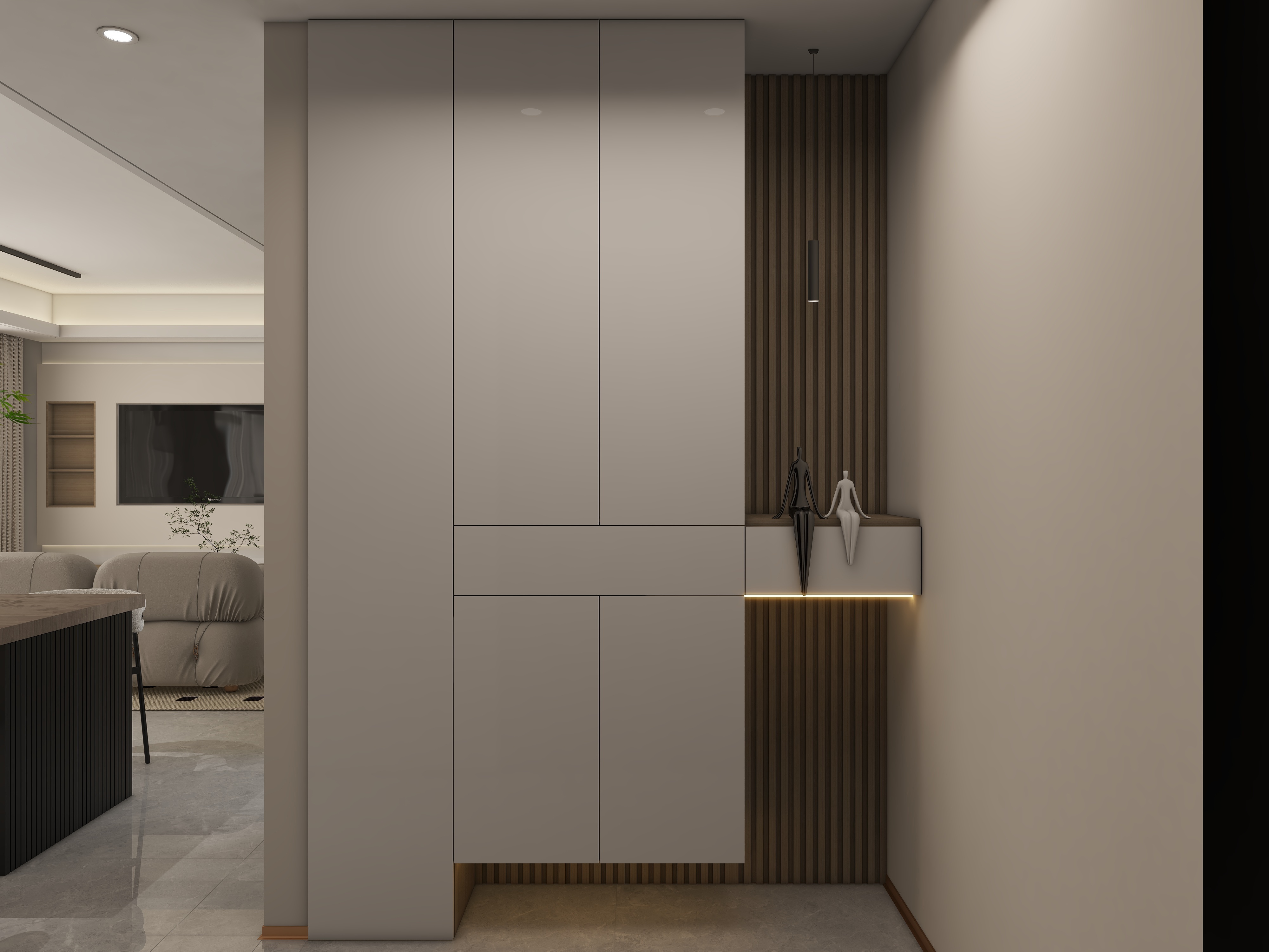 浣艺木语-未来之城149㎡4室-装修设计方案