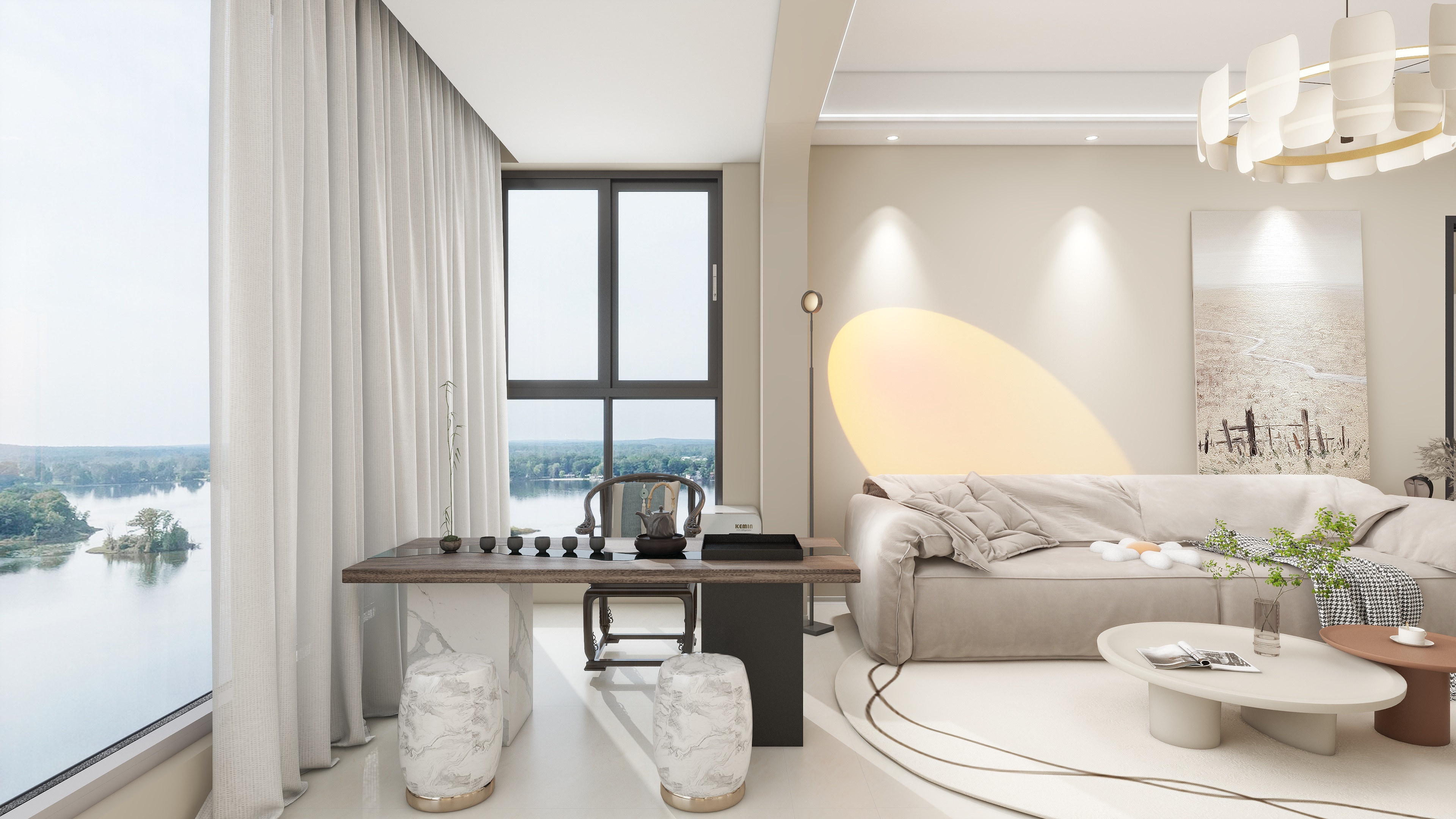 Wy20200911-公园锦华刘美女（奶油风）-副本-装修设计方案