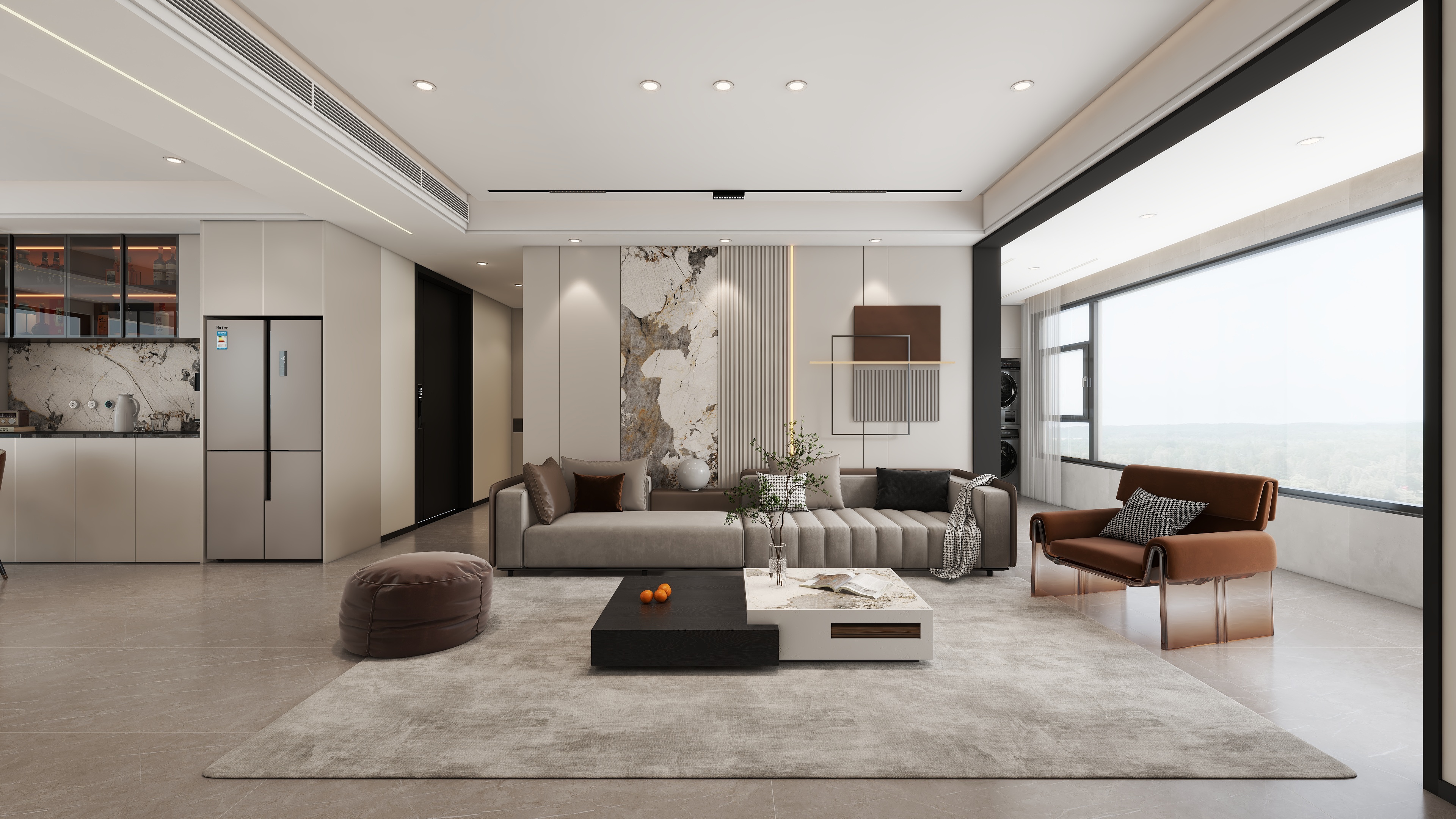 BEIYAN-DESIGN-【意式轻奢】璟宸147平三居室装修效果图