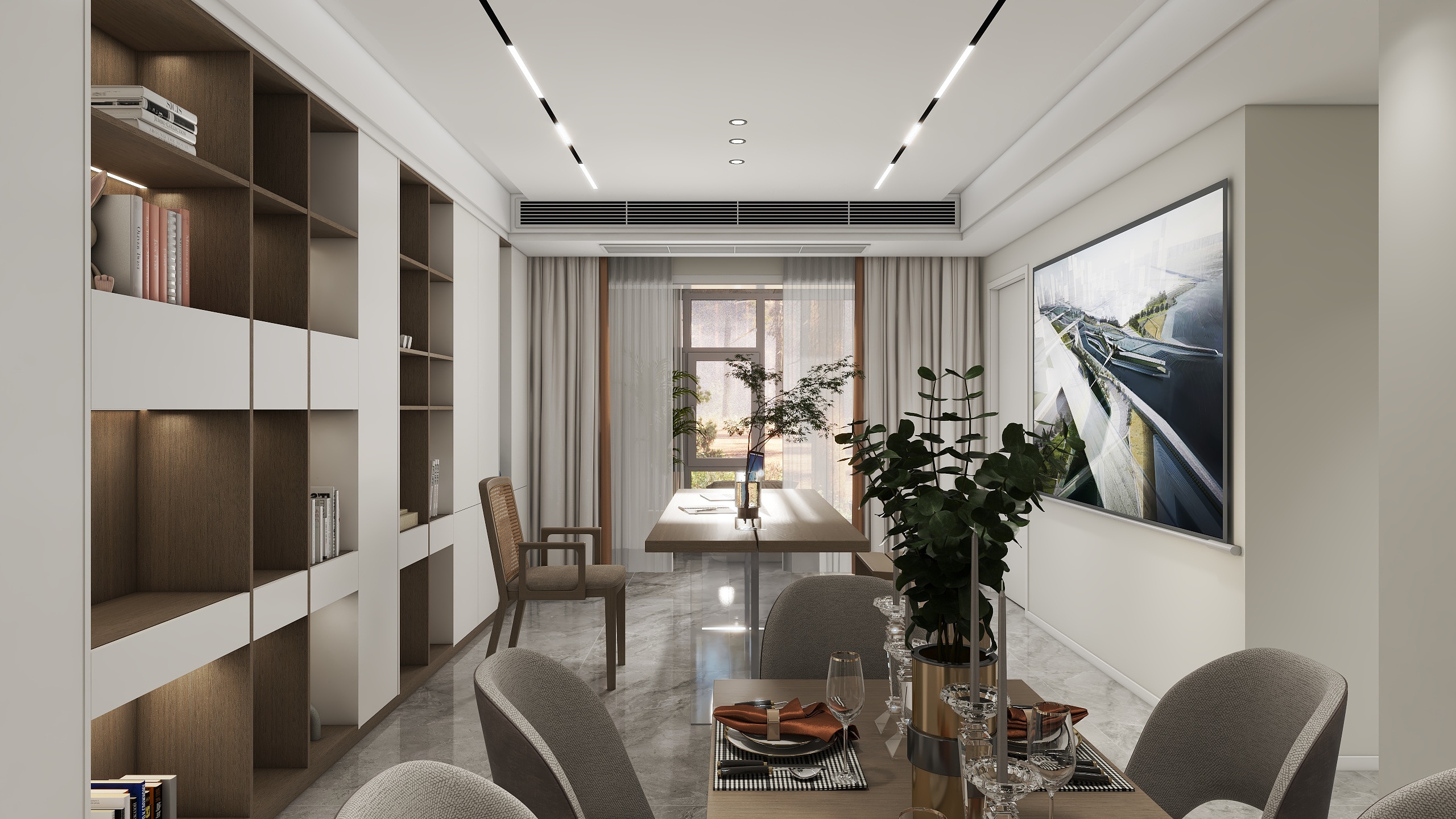 鸿鹄装饰张阳-109㎡4室-装修设计方案