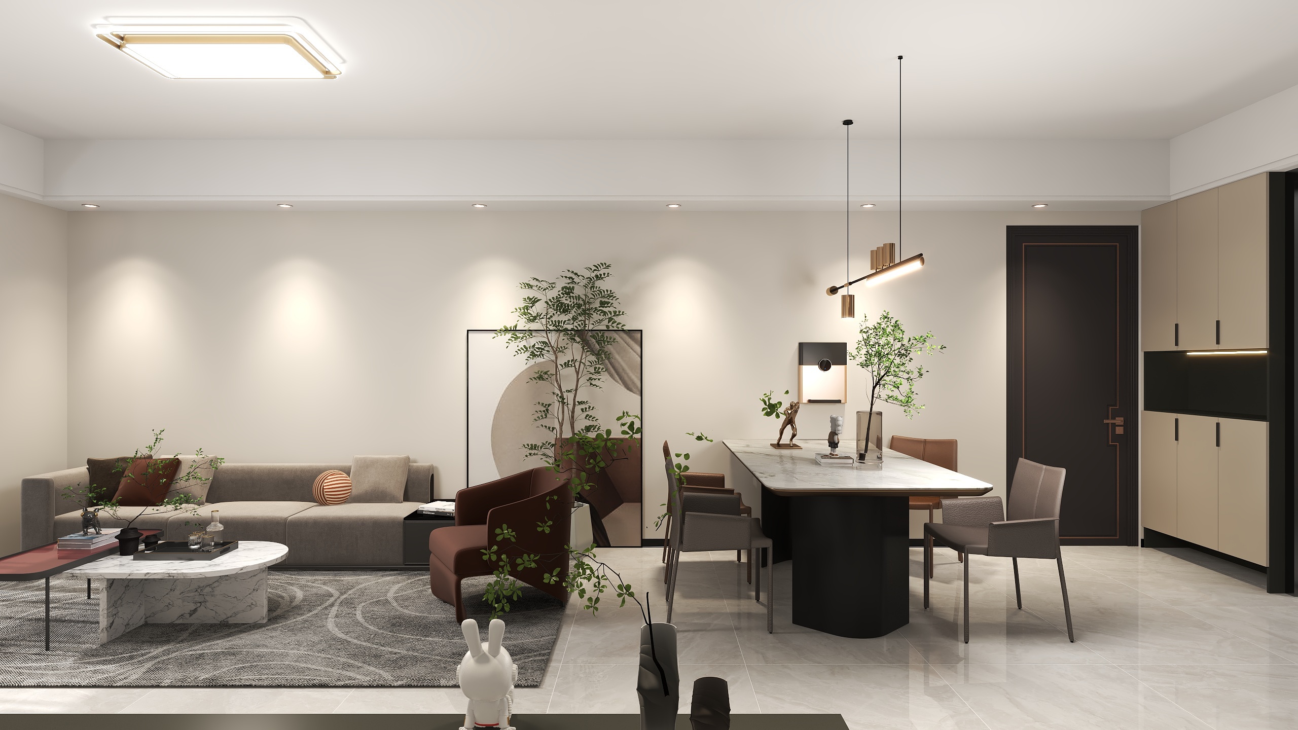 zss2-现代简约120㎡3室-装修设计方案