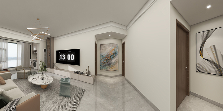 代号丶豆腐大大-金域华府2#2-304-装修设计方案