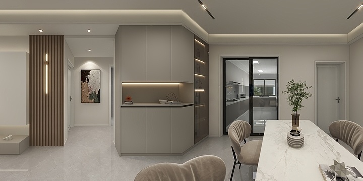 星星的光-简约混搭原木风-装修设计方案