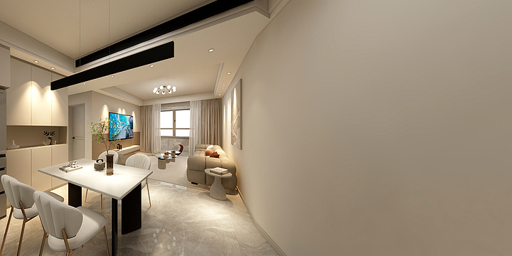 晋城装修设计浩天-君悦华府4-2303设计方案-装修设计方案