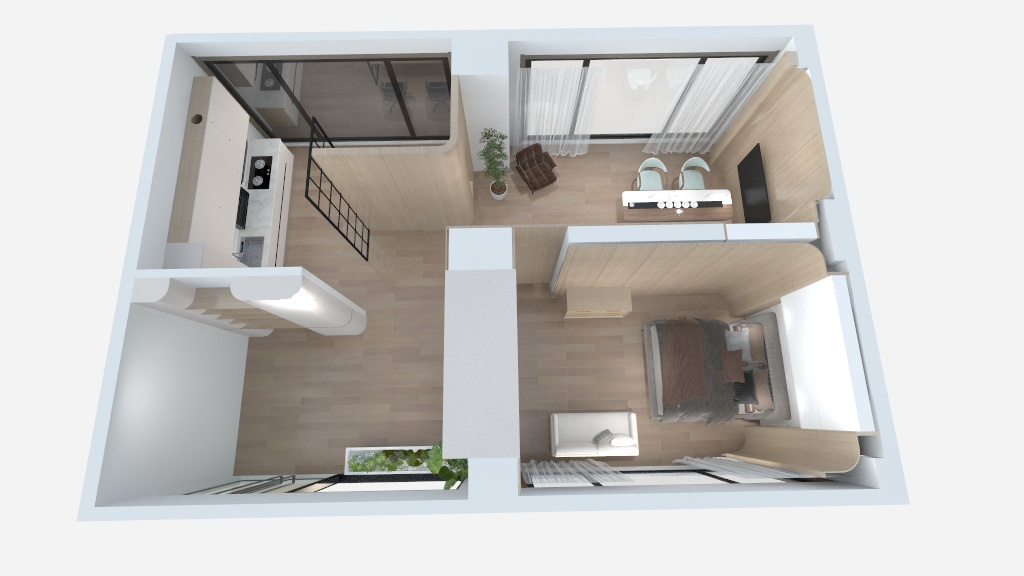 Design-W1858-木作定制办公室-副本-装修设计方案