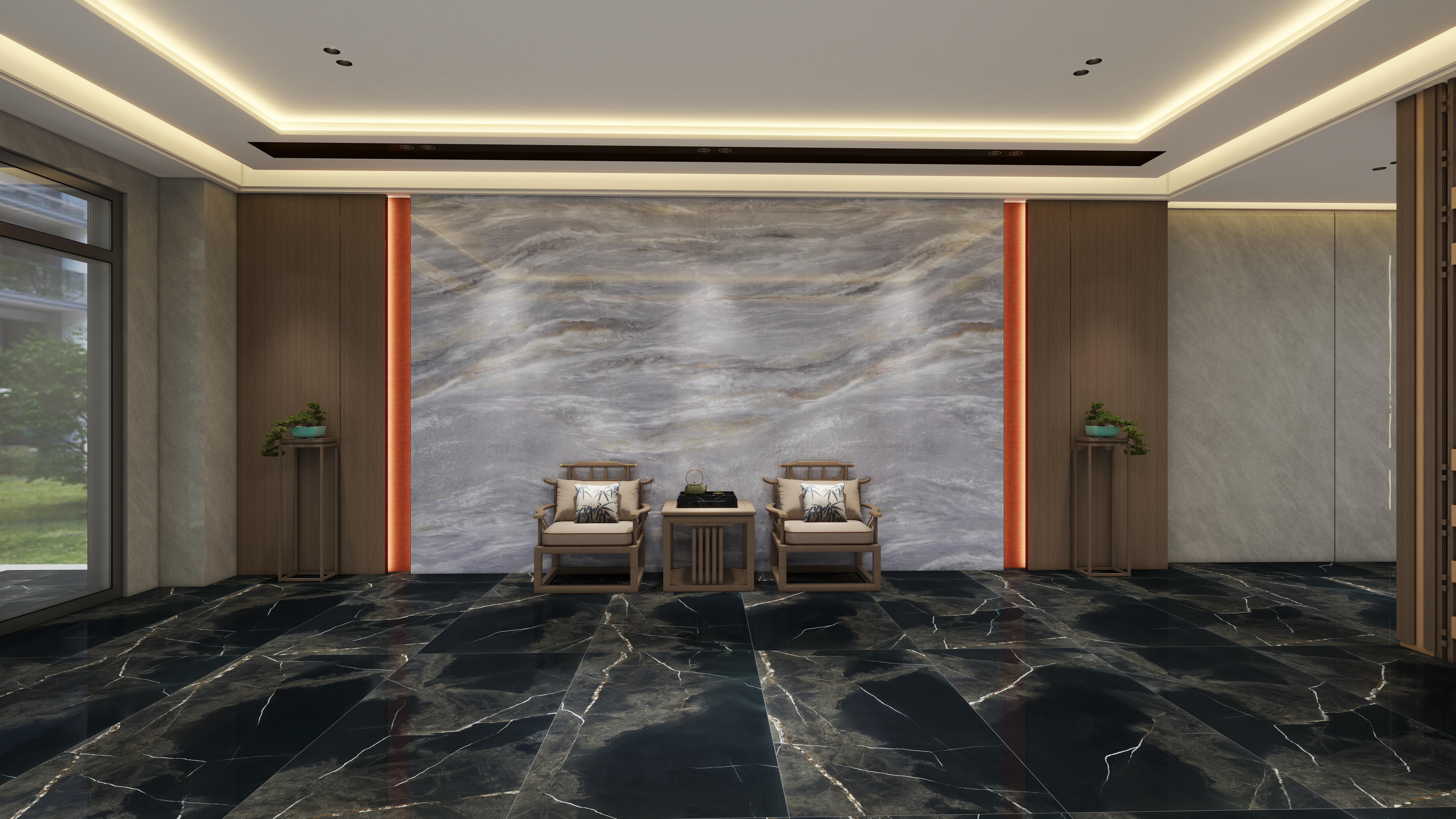 贵州金沙马可波罗-酒店大厅方案-副本-装修设计方案