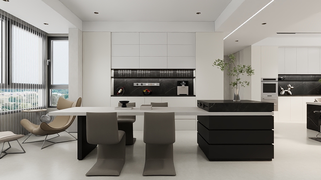 sju--现代简约大平层-装修设计方案