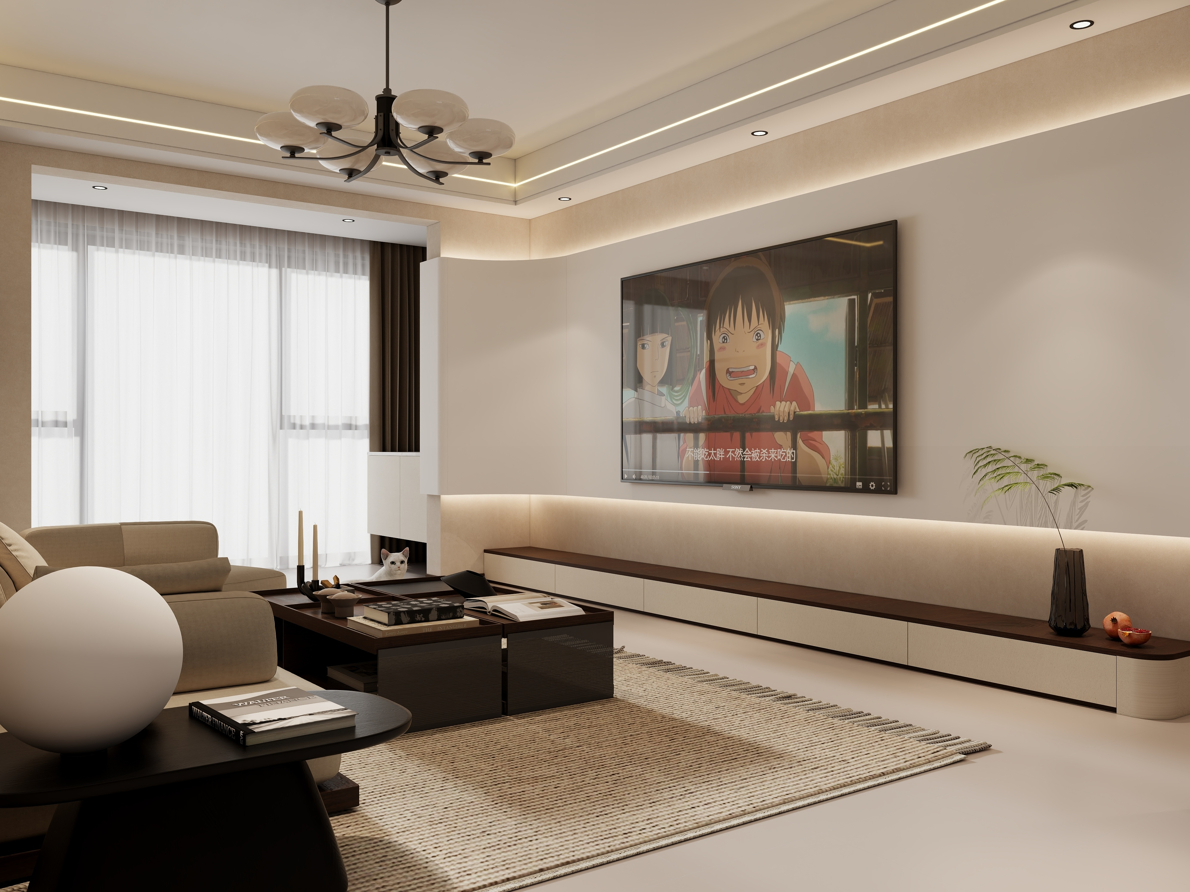 柒景设计-中古-装修设计方案