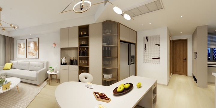 中倨装饰-海德公园雅居-北欧-装修设计方案