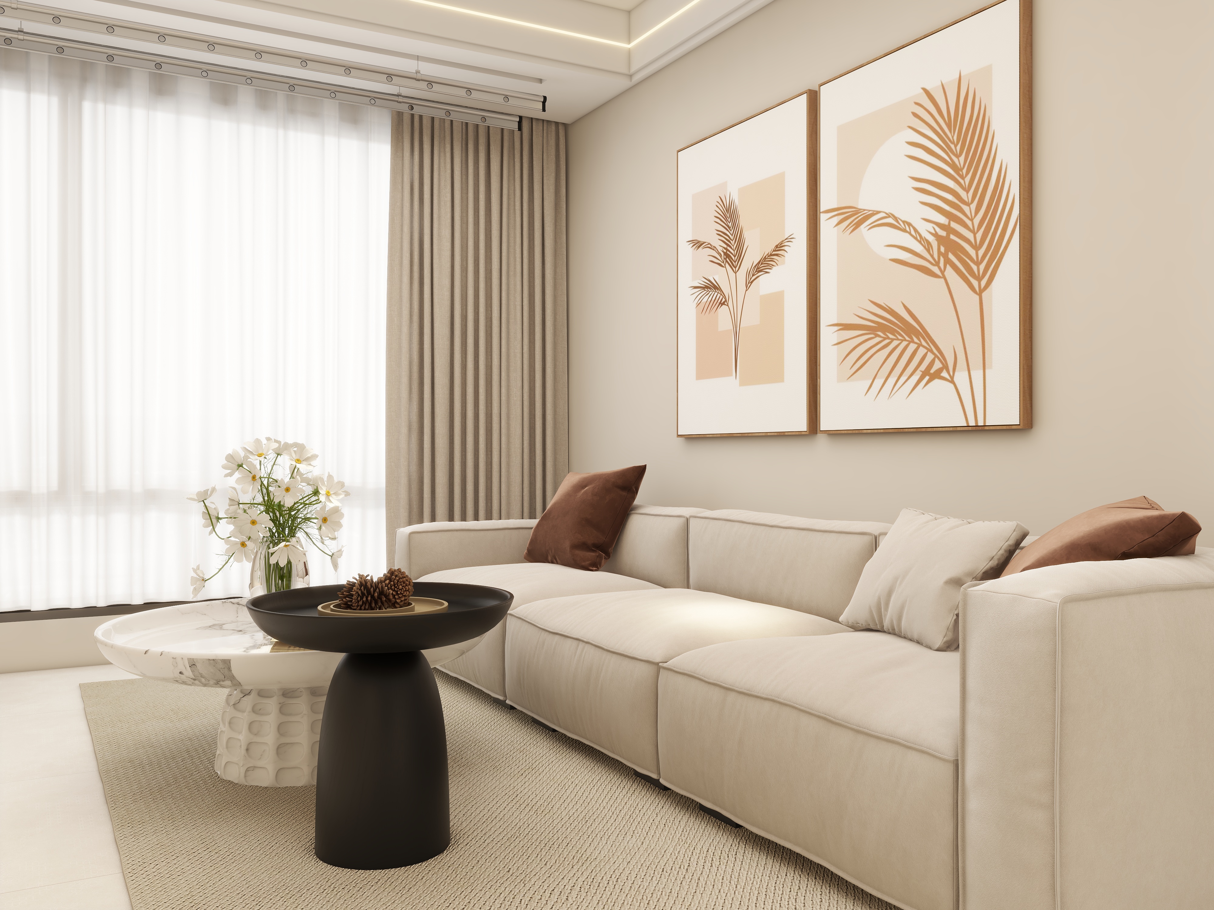 壹诺设计工作室-现代风装修效果图