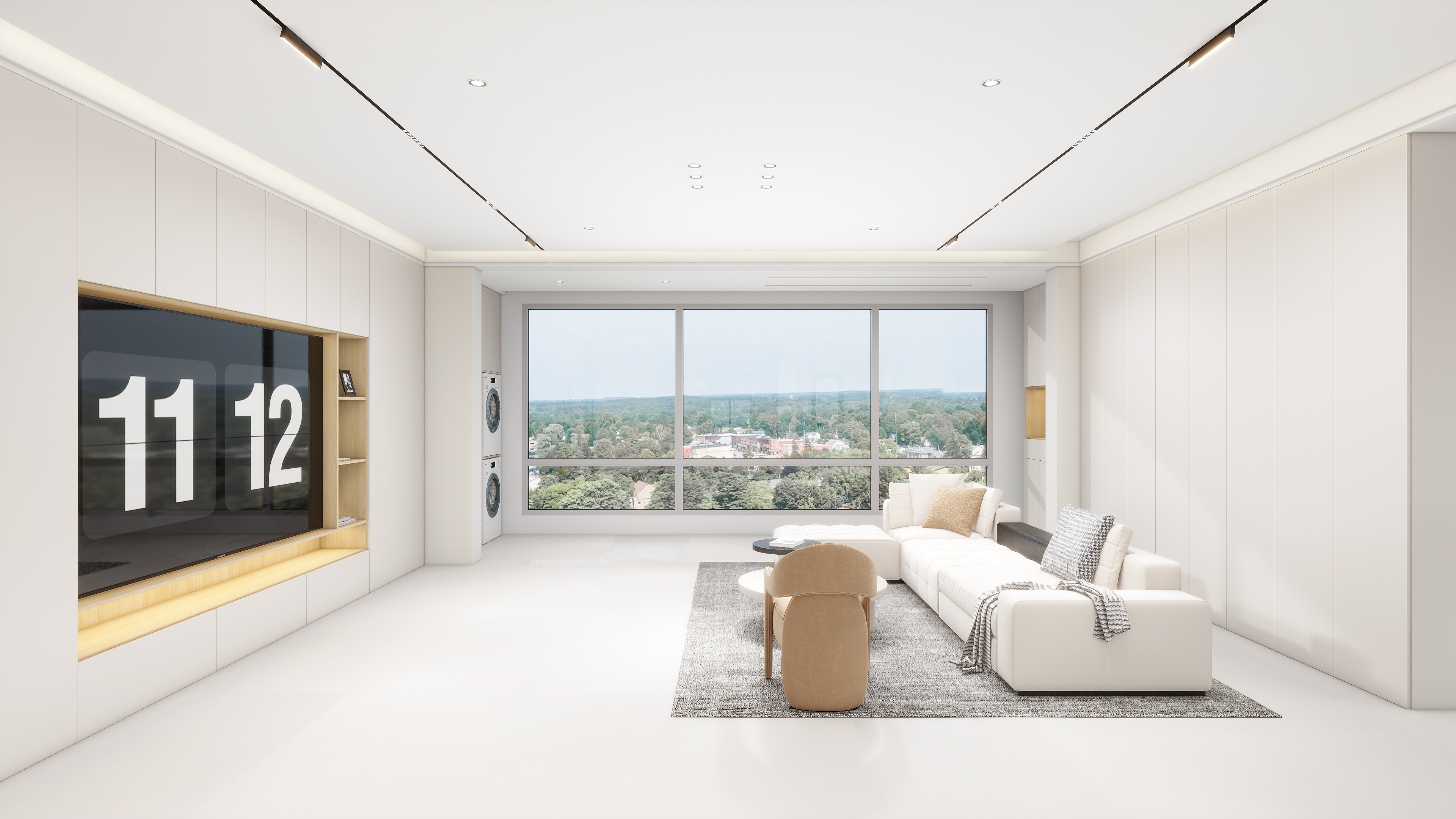 度晓佳-三室两厅奶油风-装修设计方案