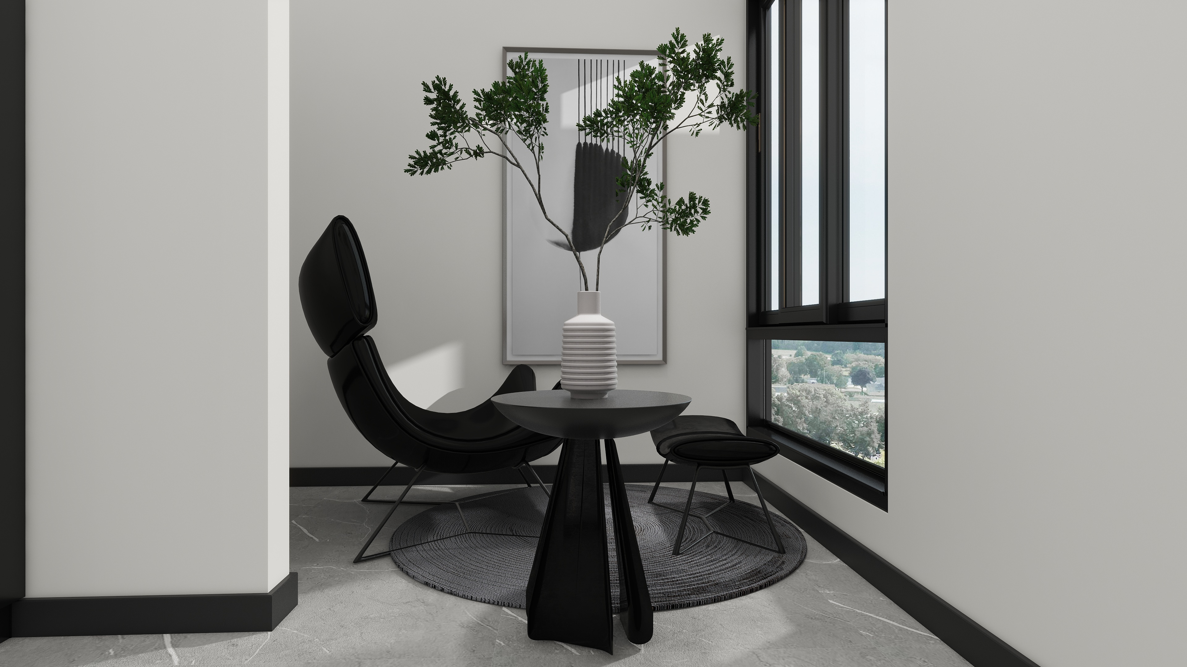 一缕丿阳光-金兰广场107㎡3室-装修设计方案