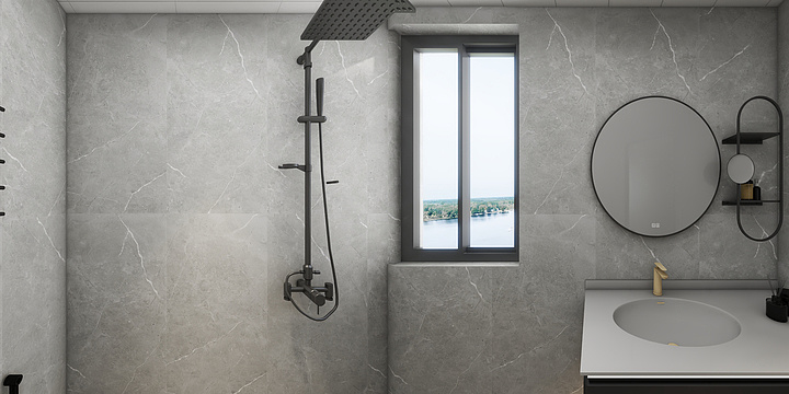 赋设计-建业城6-1-301(CAD原始平面图-装修设计方案