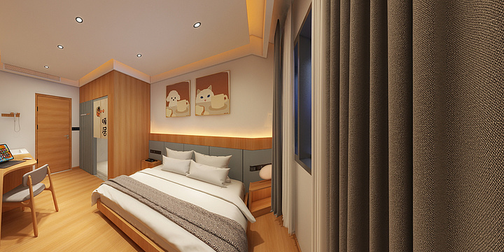StayawakezdhB-14平大床暖色  定-装修设计方案