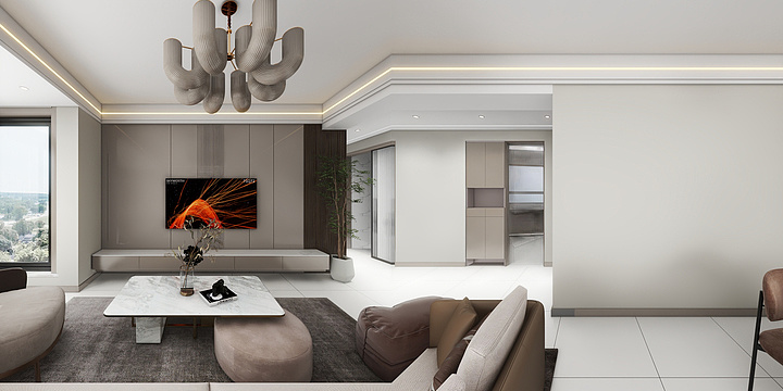 宁陵县四维空间设计工作室-宁安新城-装修设计方案