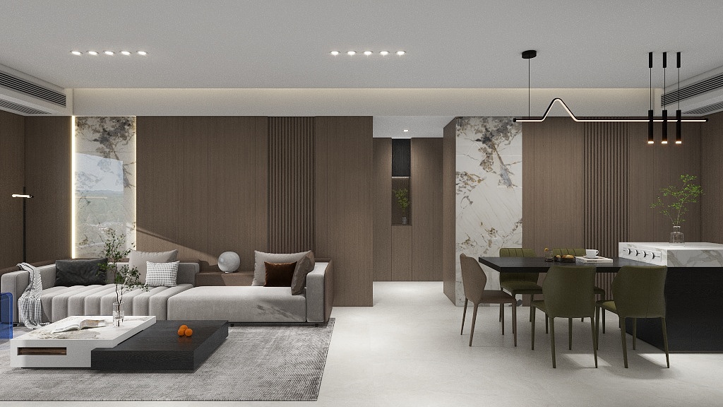 上党区麦田设计-120㎡意式极简-副本-装修设计方案