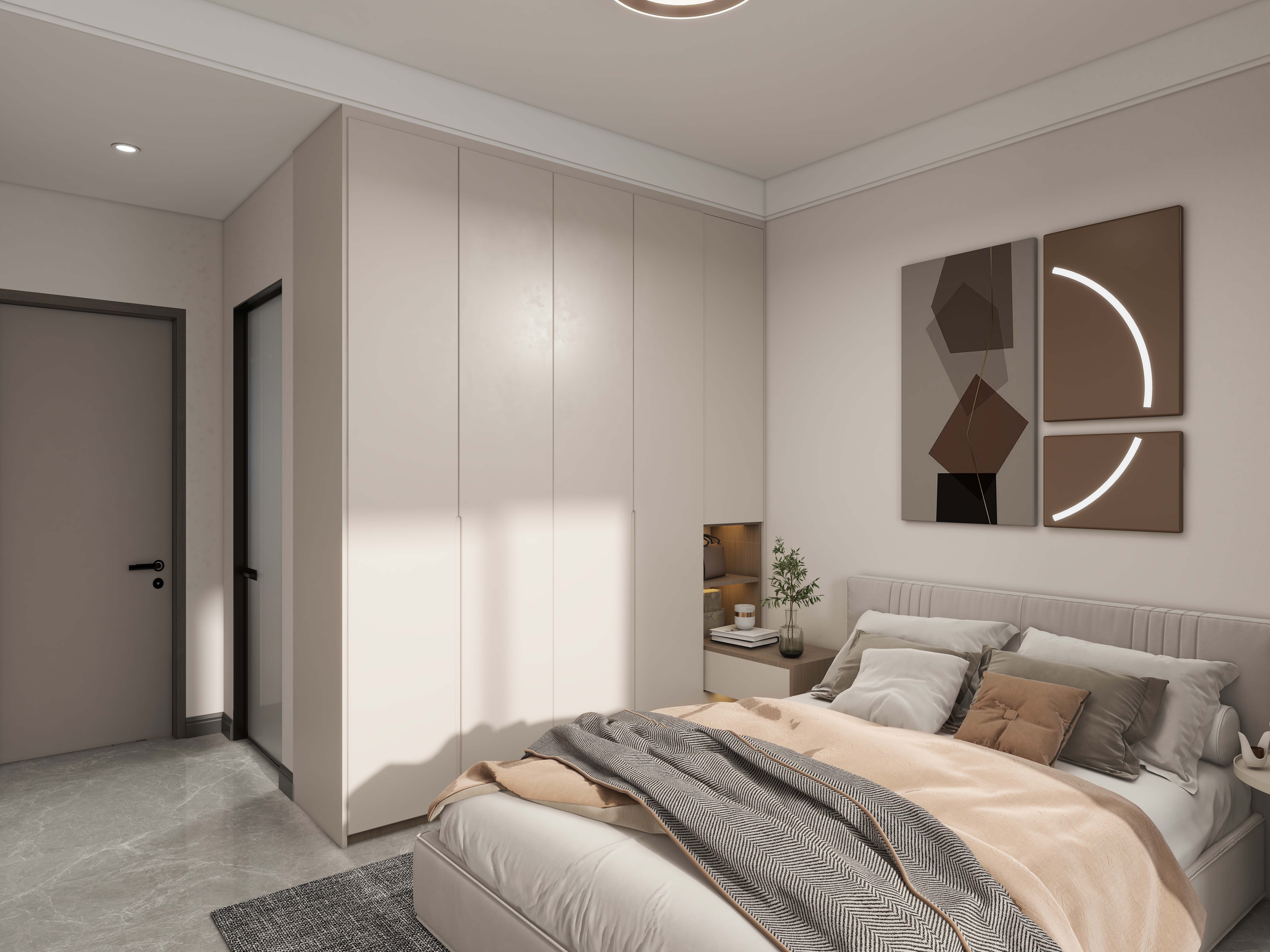 艺雅丽-150平现代简约 装修效果图