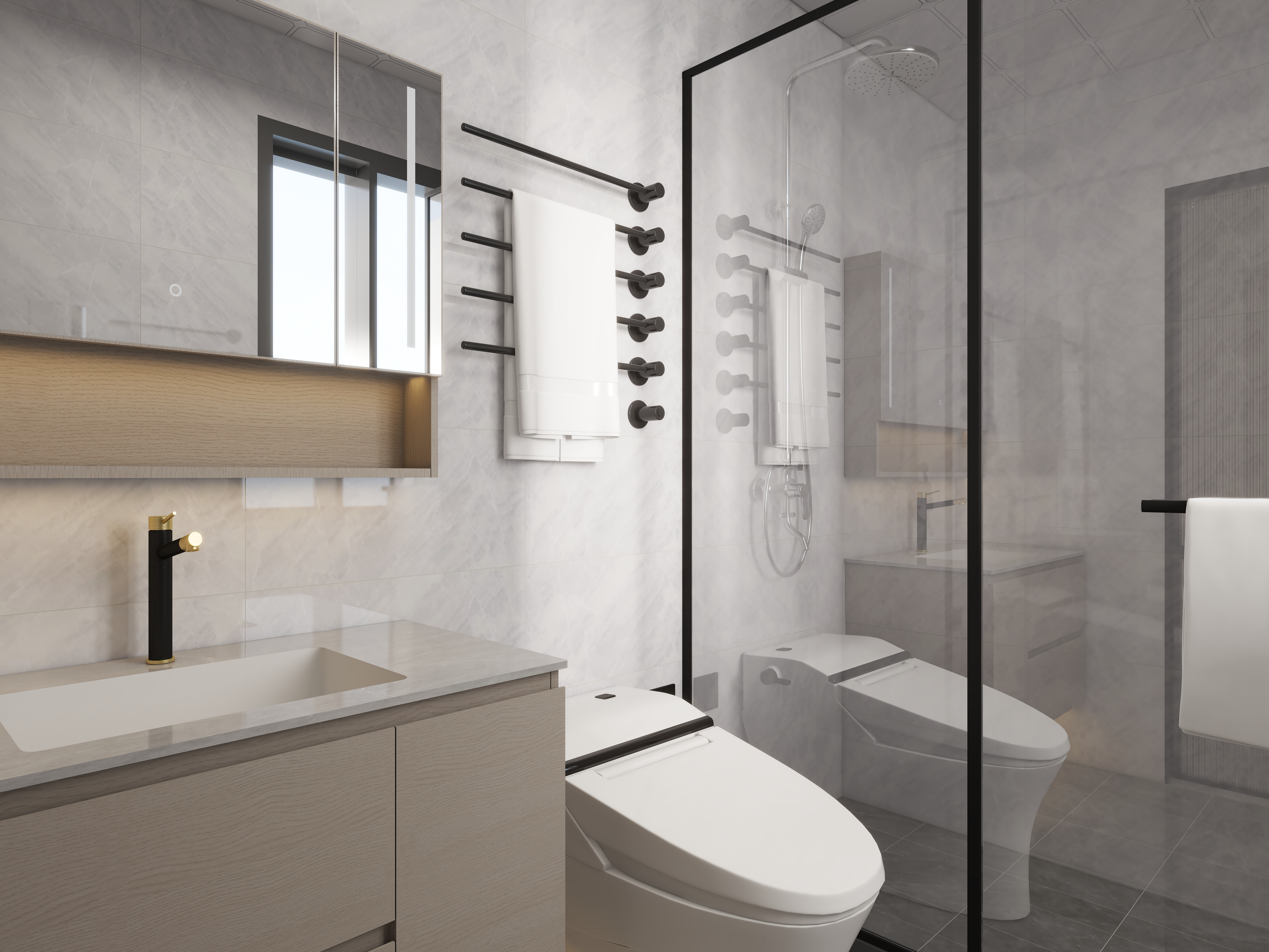 艺雅丽-150平现代简约 装修效果图