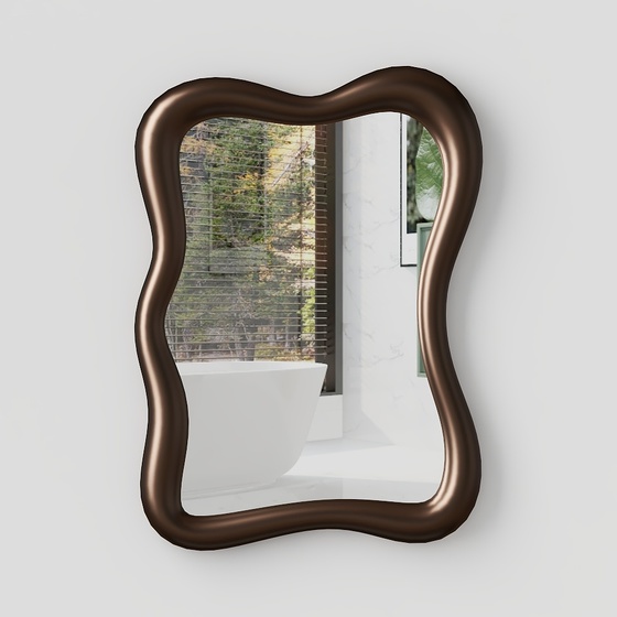 Modern special-shaped decorative mirror