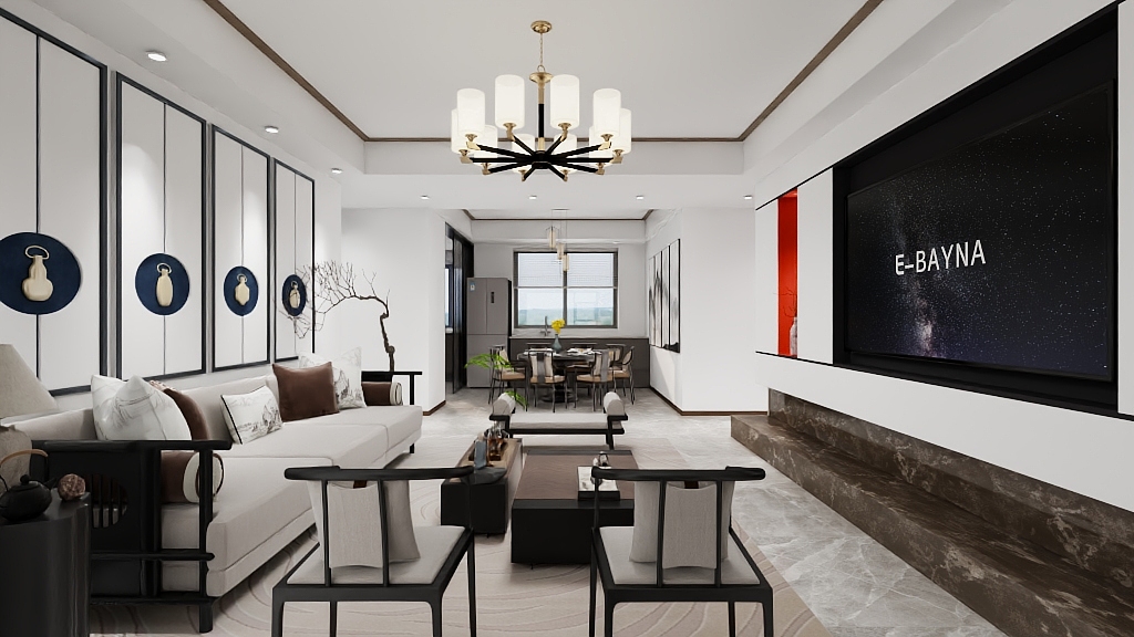 加菲猫装饰设计-鸿樾府-装修设计方案