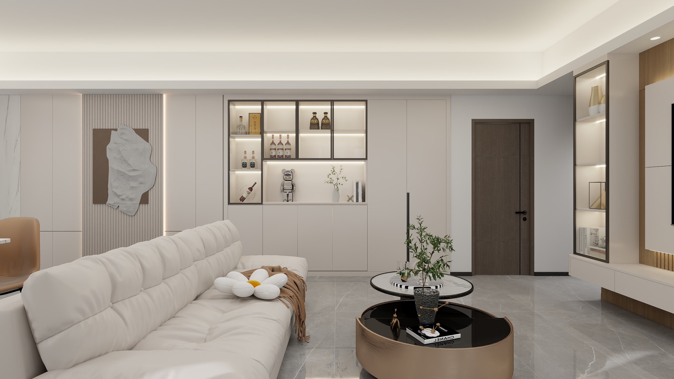 丶蔚蓝-中建·鄂旅投岭南悦府106㎡4室-装修设计方案