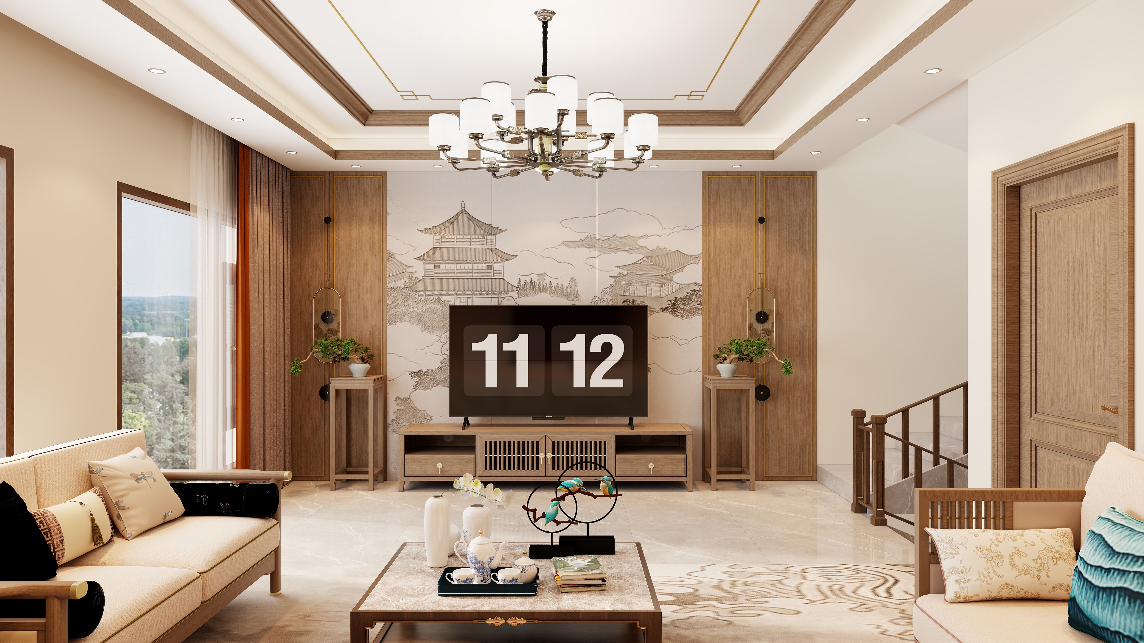 高维普-电厂自建房平面-装修设计方案