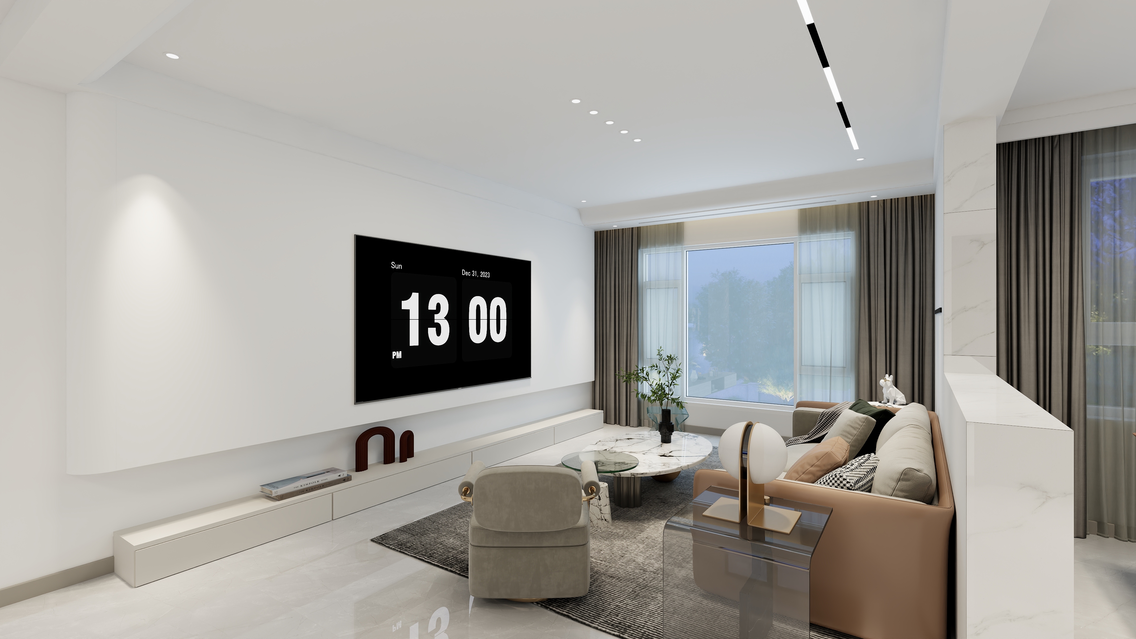 吉林最后的ikun-92㎡1室-装修设计方案