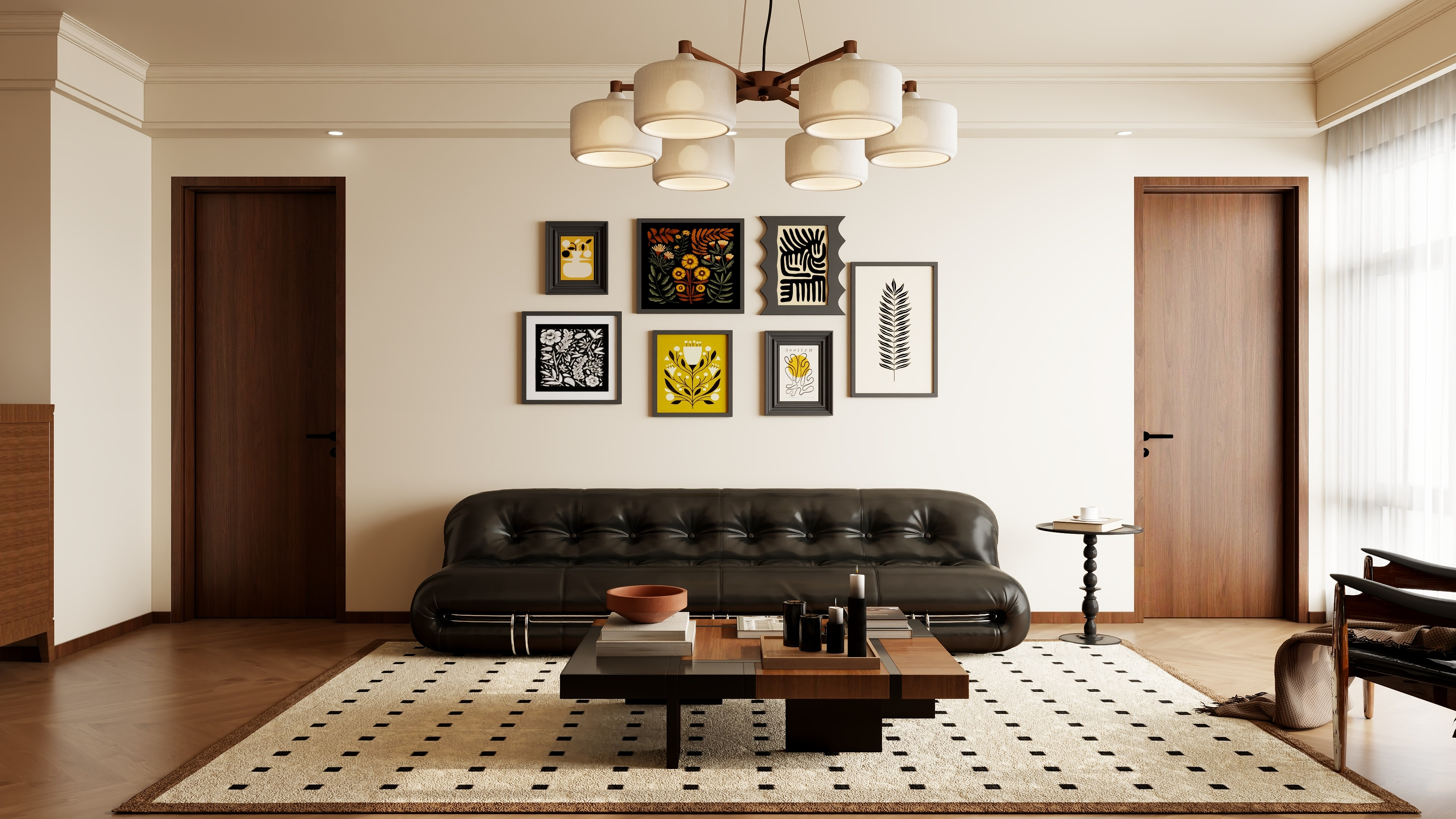 有点设计事务所-凤临水湾125㎡装修效果图