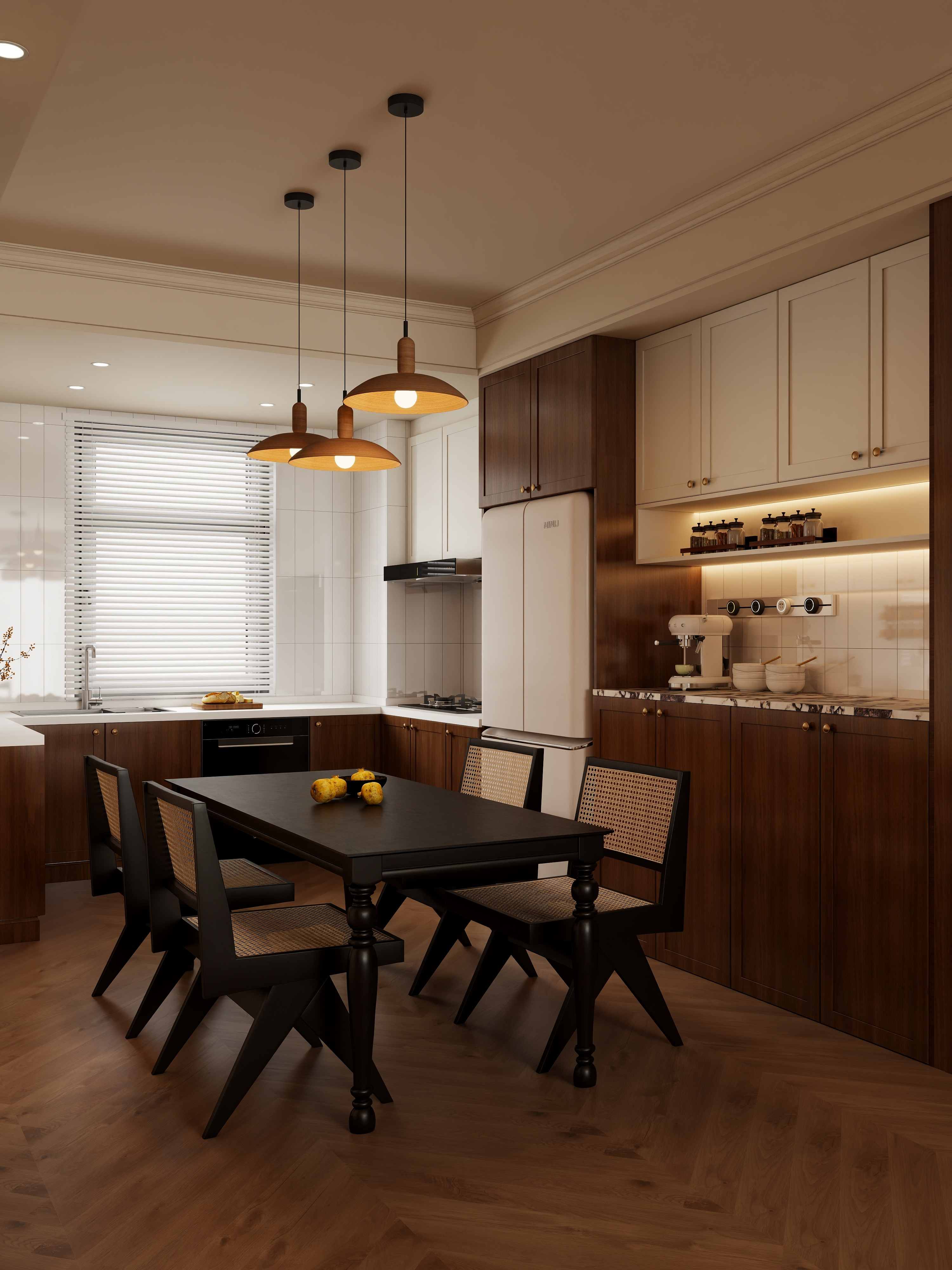 有点设计事务所-凤临水湾125㎡装修效果图