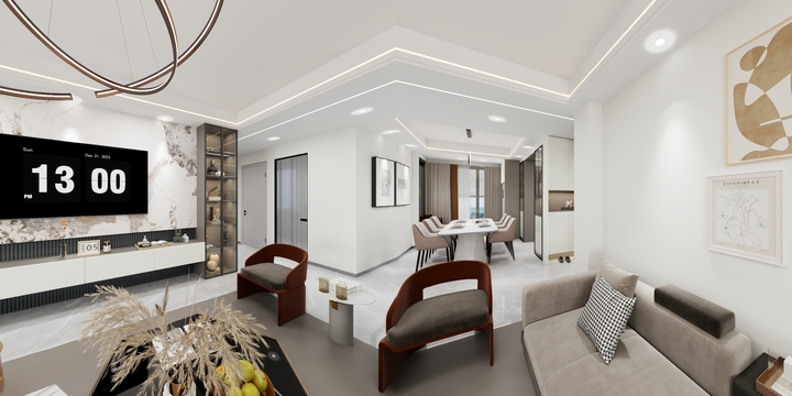 全案设计-胡凌-滨湖华庭效果图-装修设计方案