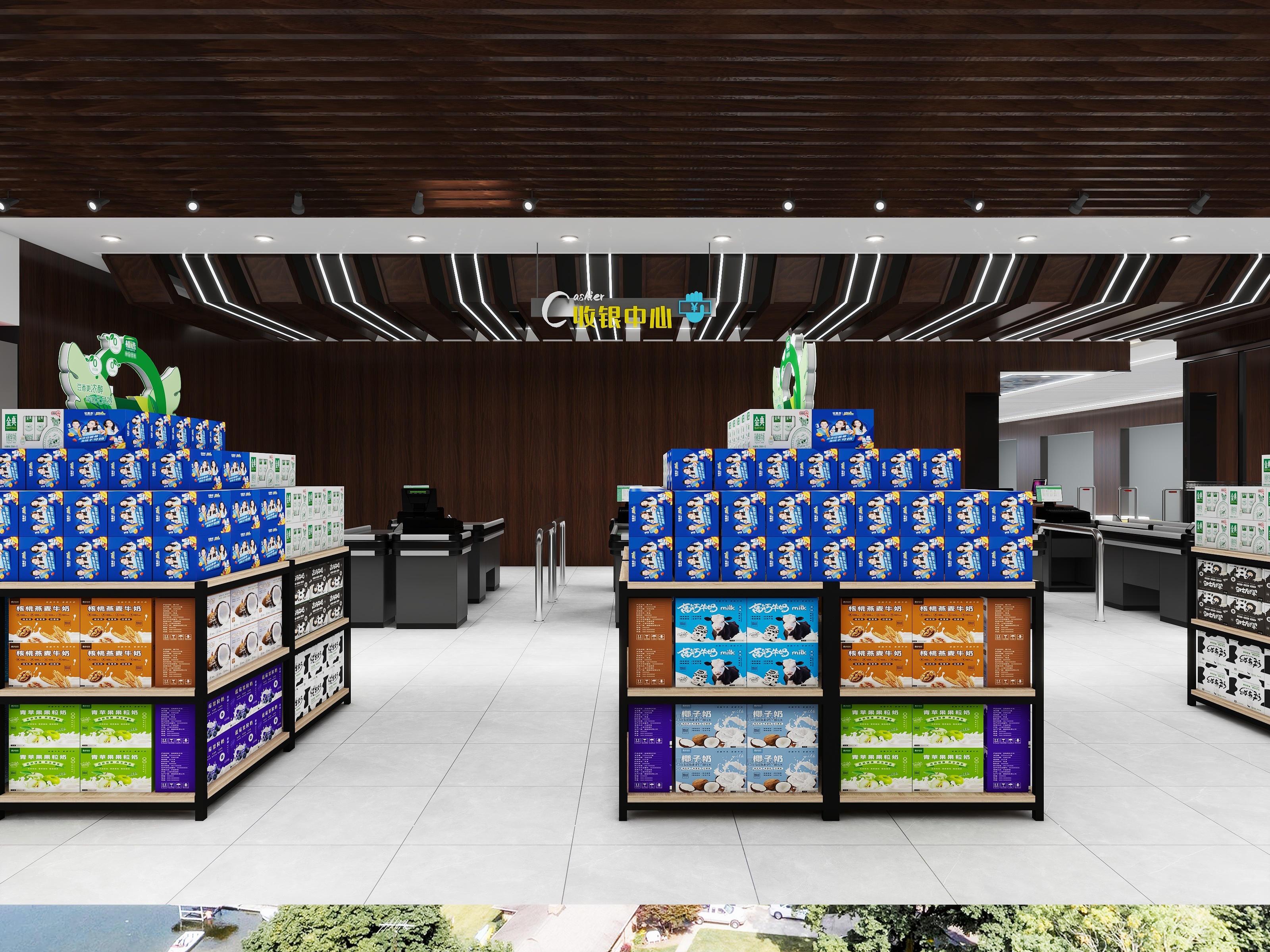 JG设计-和家乐超市-装修设计方案