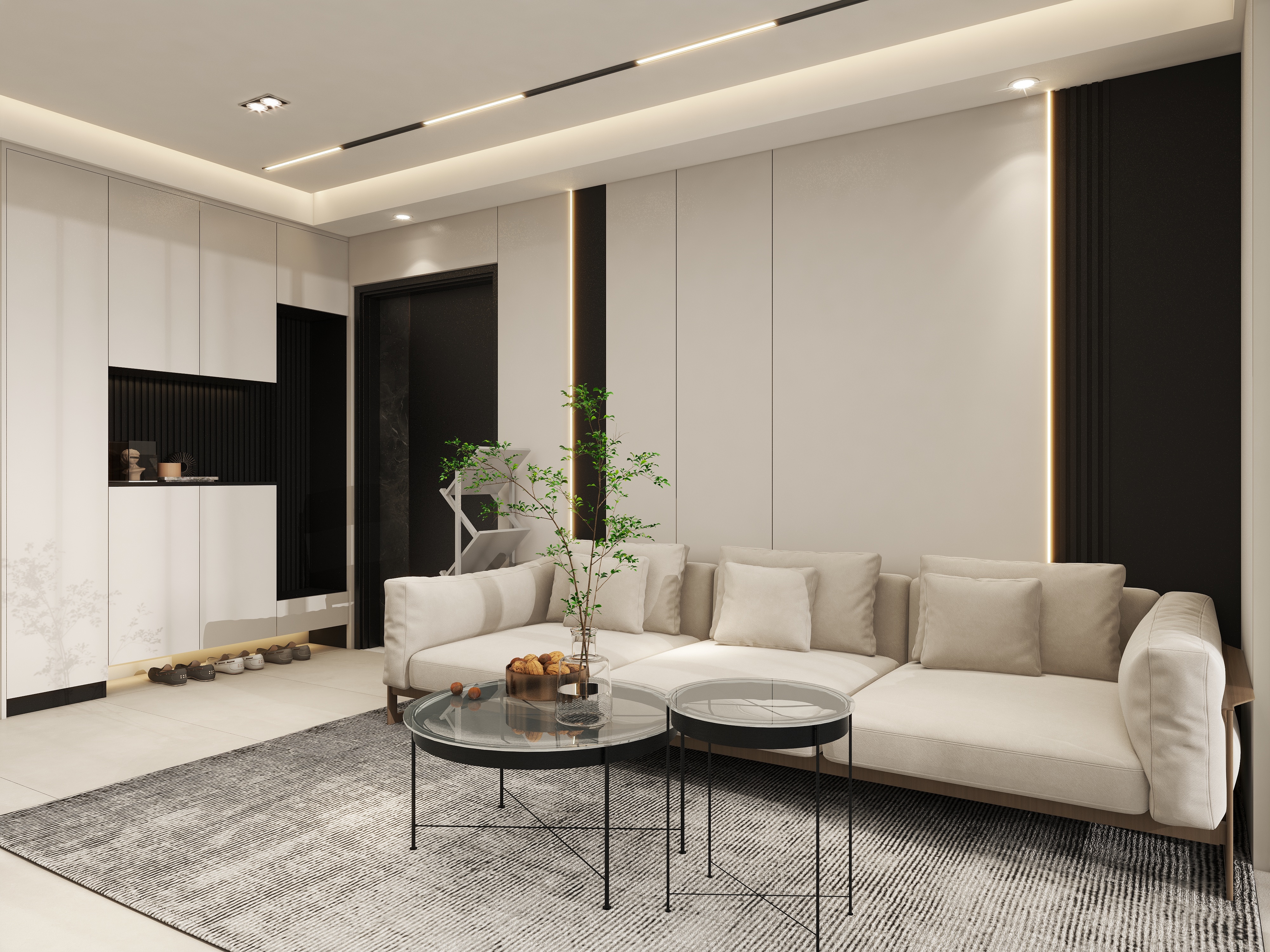 壹诺设计工作室-现代简约装修效果图